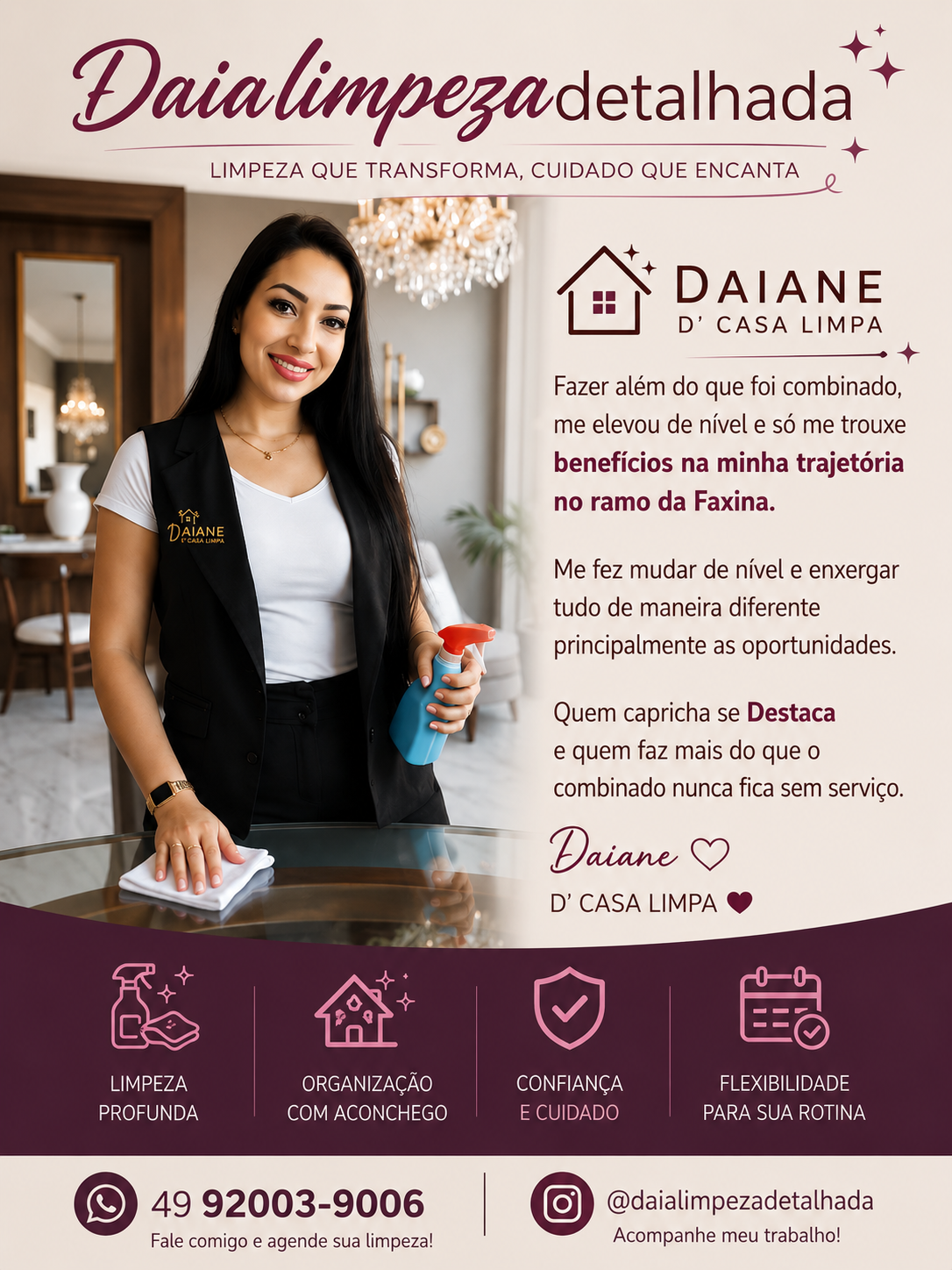 Capa de Daia Limpeza Detalhada