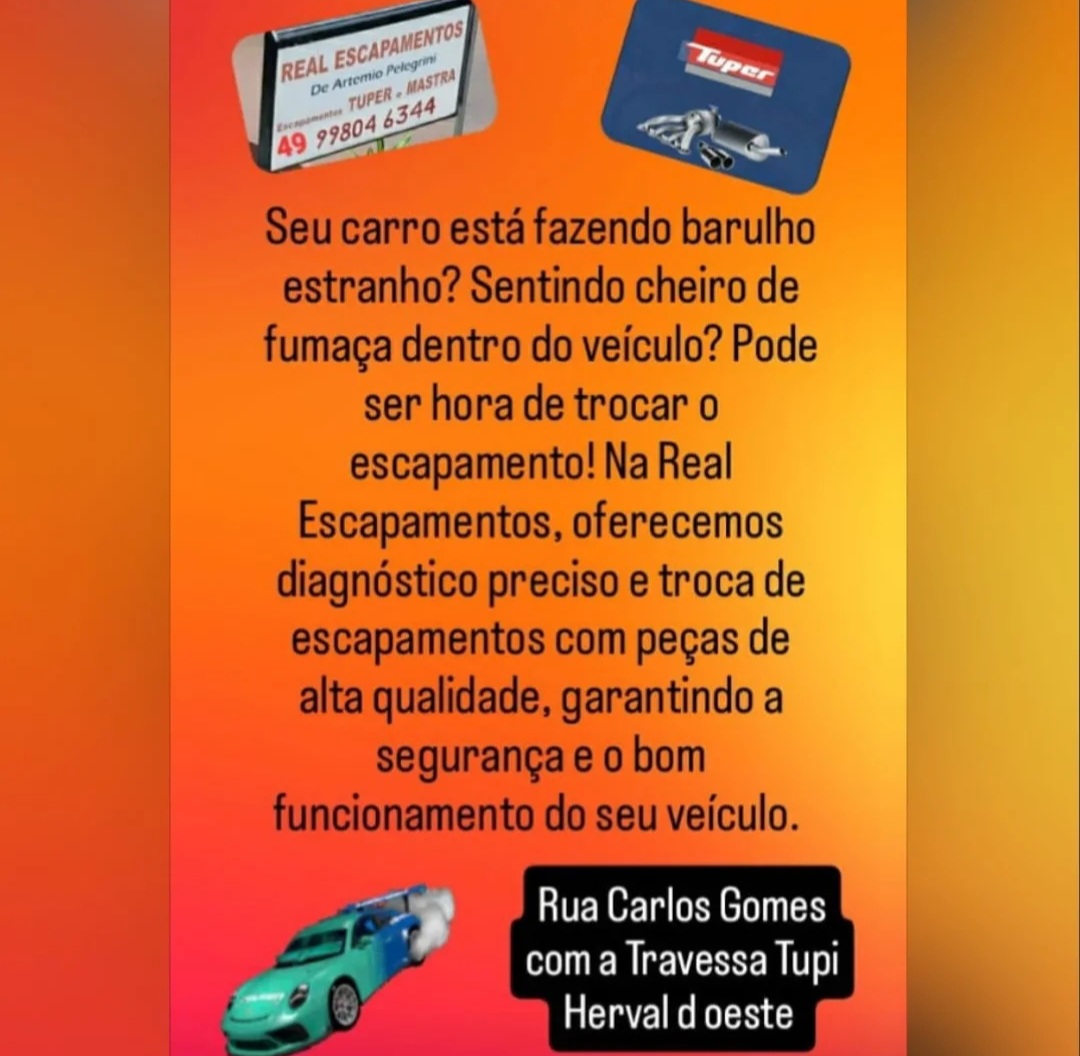 Capa de Real Escapamentos