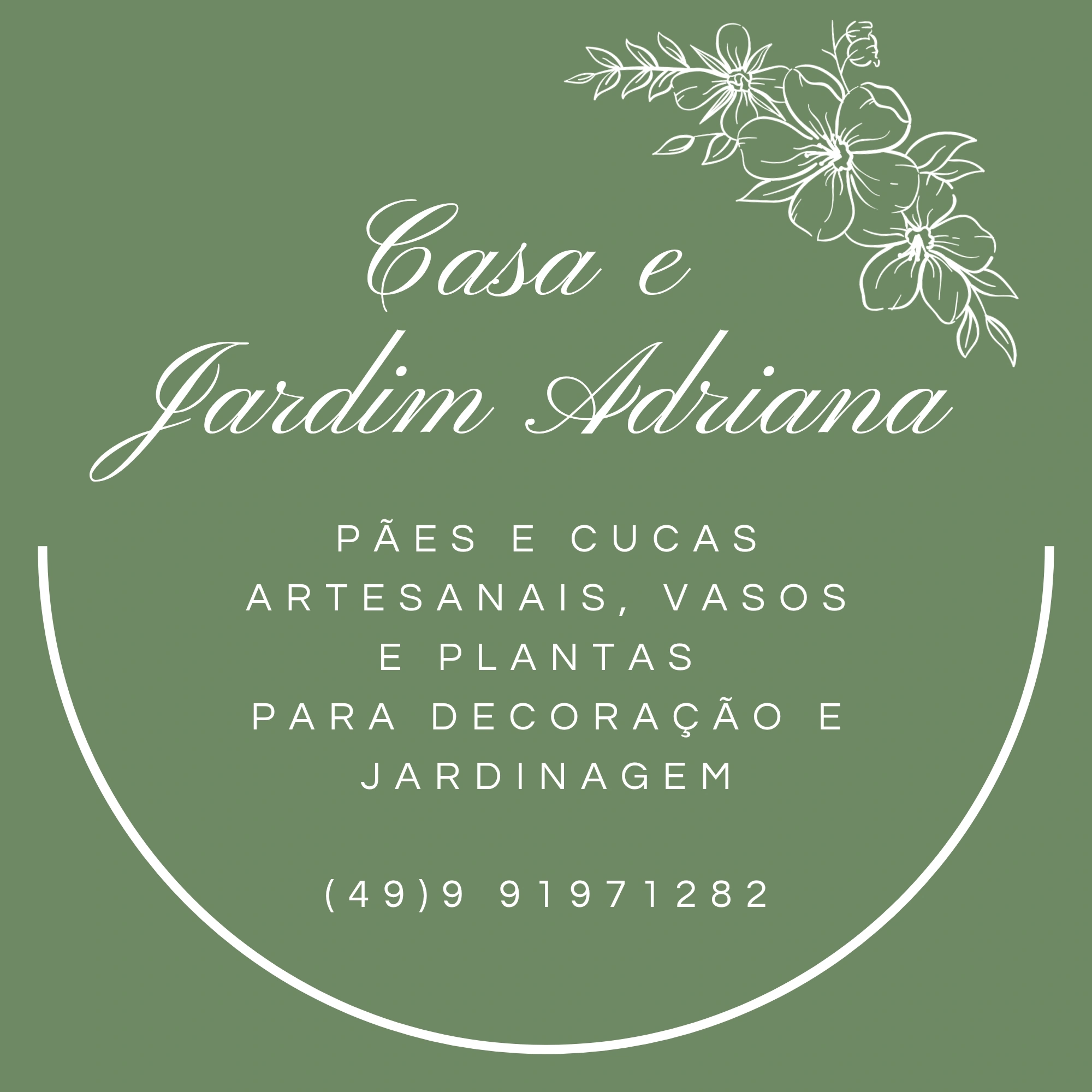 Logo Casal e jardim Adriana